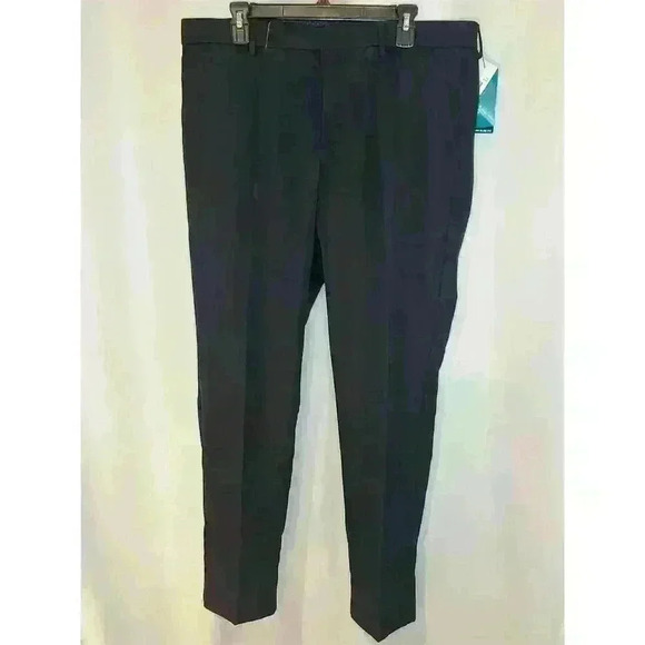 Perry Ellis Portfolio Men's Slim Fit Black Dress Pants Size 36x32 - Picture 1 of 15